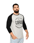 Baseball Style 3/4 Sleeve Tee - UAE Warriors