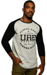 Baseball Style 3/4 Sleeve Tee - UAE Warriors