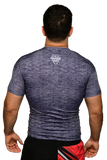 Rashguard short sleeves TEE Grey - UAE Warriors